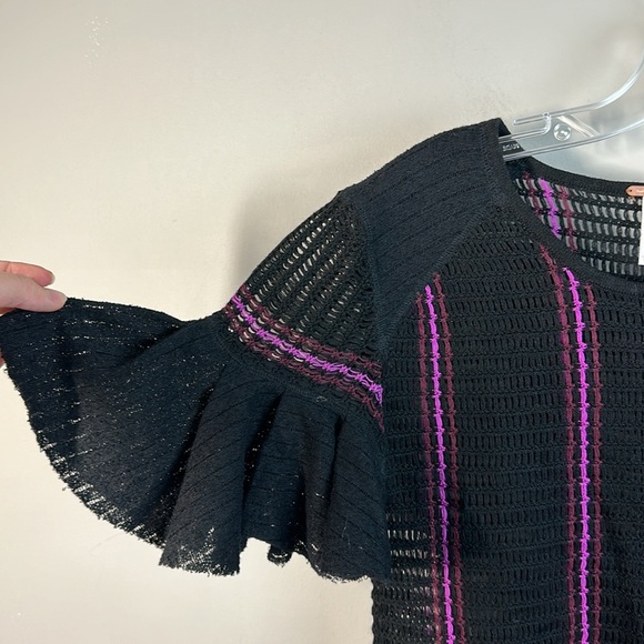 NWT Free People Babes Only Crochet Top Size S Whimsigoth Fairy Grunge - Picture 9 of 11